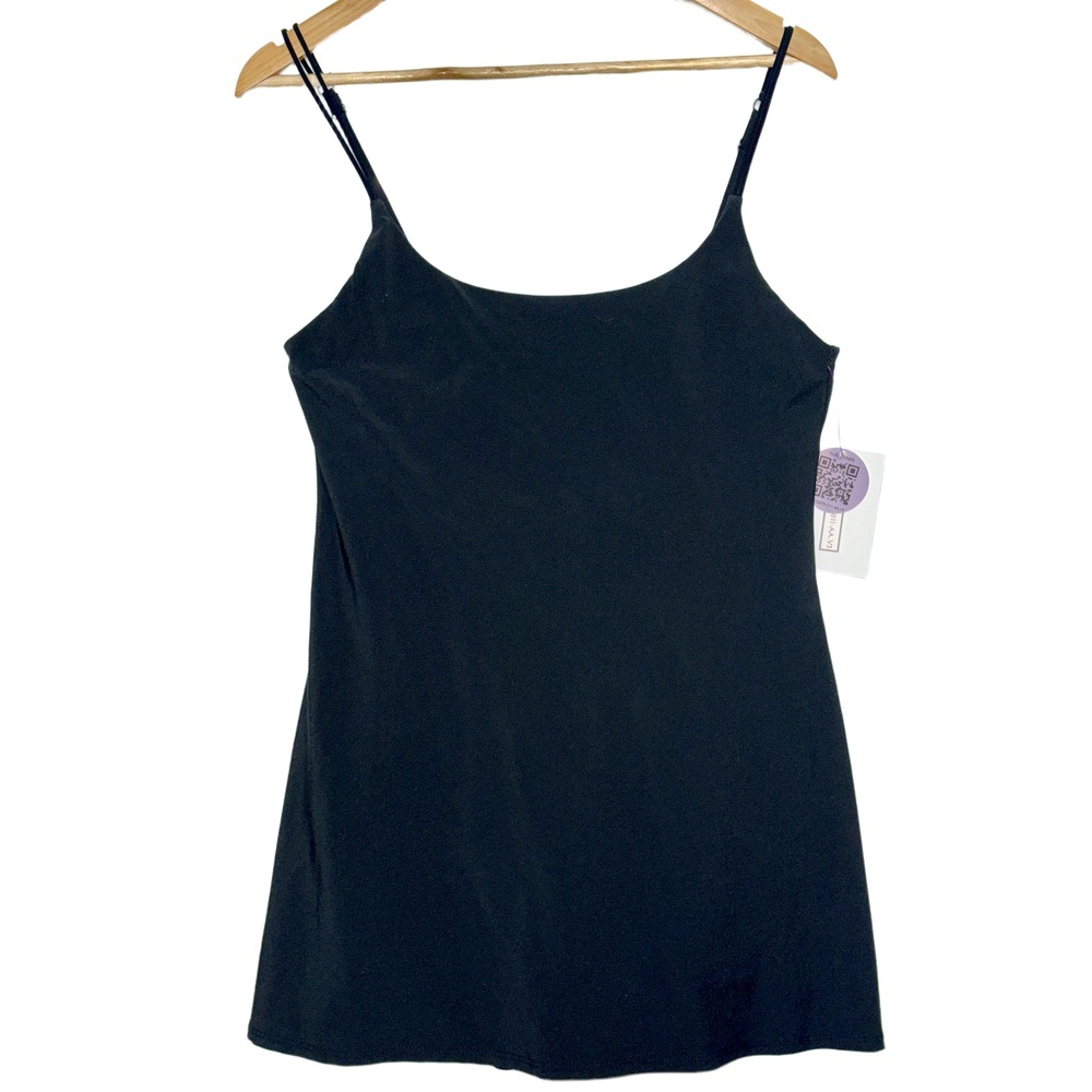 Abercrombie & Fitch Black Spaghetti Strap Slip Dress Shapewear Women Size Medium